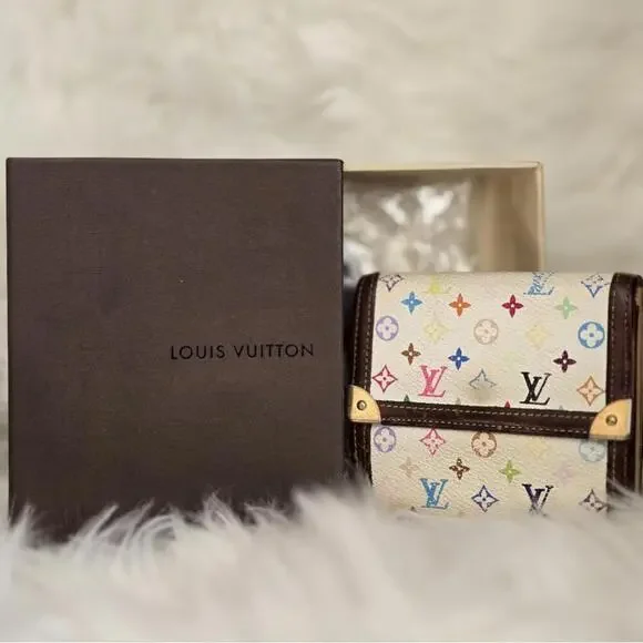 Louis Vuitton Monogram Multicolor Portefeiulle Elise Trifold - Picture 5 of 6